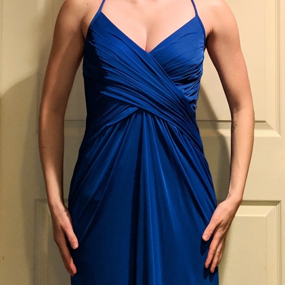 mosbiuswebdesigns: Elegant Royal Blue Formal Dress